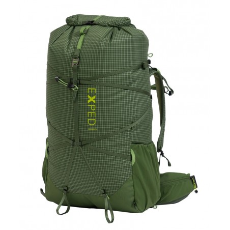 Exped Lightning 60 Rucksack Damen Black Frontseite Exped Lightning 60 Rucksack Damen Black Frontseite