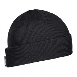 Nicholson Rib Beanie Black Raven