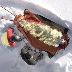 Tatonka Rettungsdecke im Einsatz