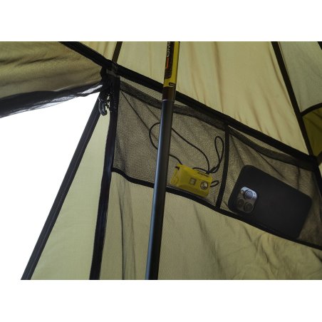 Liteway Illusion Solo Zelt Oliv mit integrierter Tasche für deine Wertsachen
