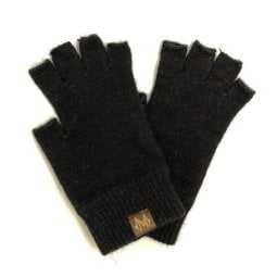 Noble Wild Possum Fingerless Glove Black / Charcoal