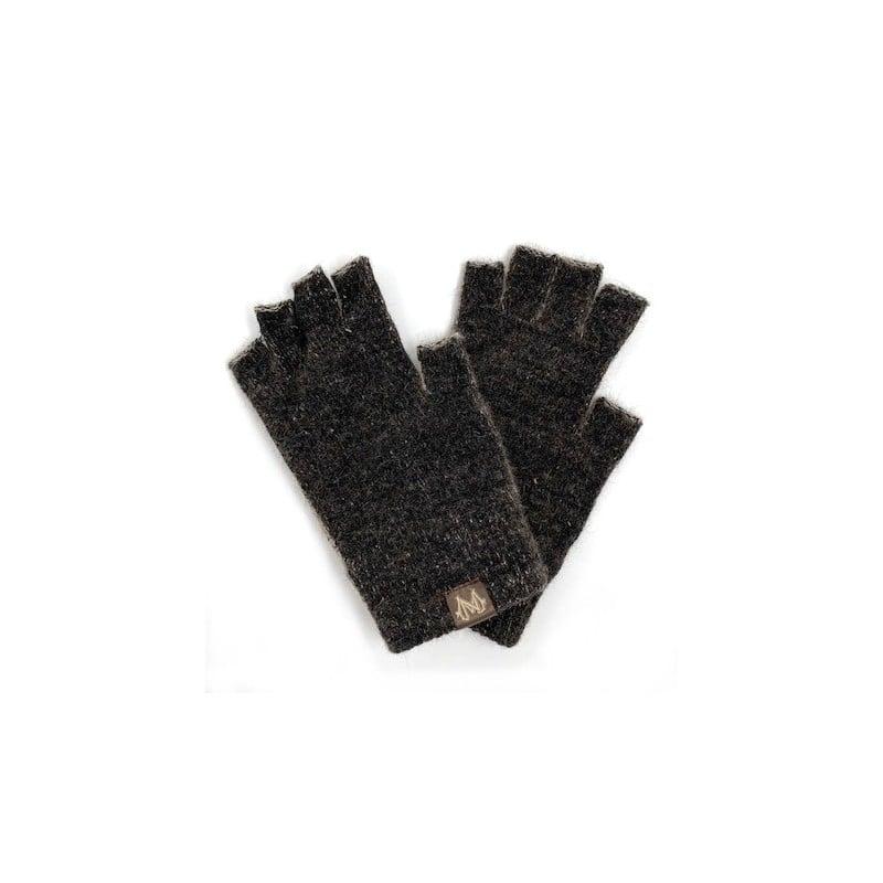 Noble Wild Possum Fingerless Glove Black / Marl Noble Wild Possum Fingerless Glove Black / Marl