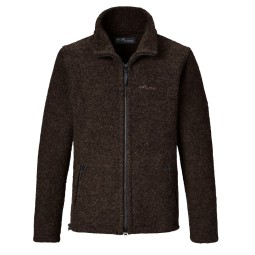 Mufflon Jakob Wolljacke Braun Frontansicht