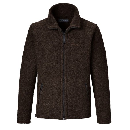 Mufflon Jakob Wolljacke Braun Frontansicht Mufflon Jakob Wolljacke Braun Frontansicht