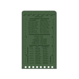 Rite in the Rain Wasserfester Notizblock Grün Modell 935 Rückseite