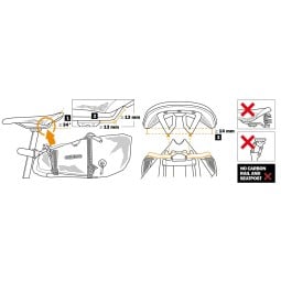 Anleitung und Voraussetzungen für die Befestigung des Ortlieb Seat Packs QR