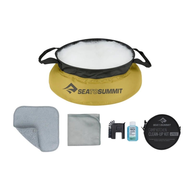 Sea to Summit Camp Kitchen Clean-Up Kit 6 Piece Sea to Summit Camp Kitchen Clean-Up Kit 6 Piece