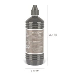 Abmessungen der Flasche des Feuerhand Lampenöls