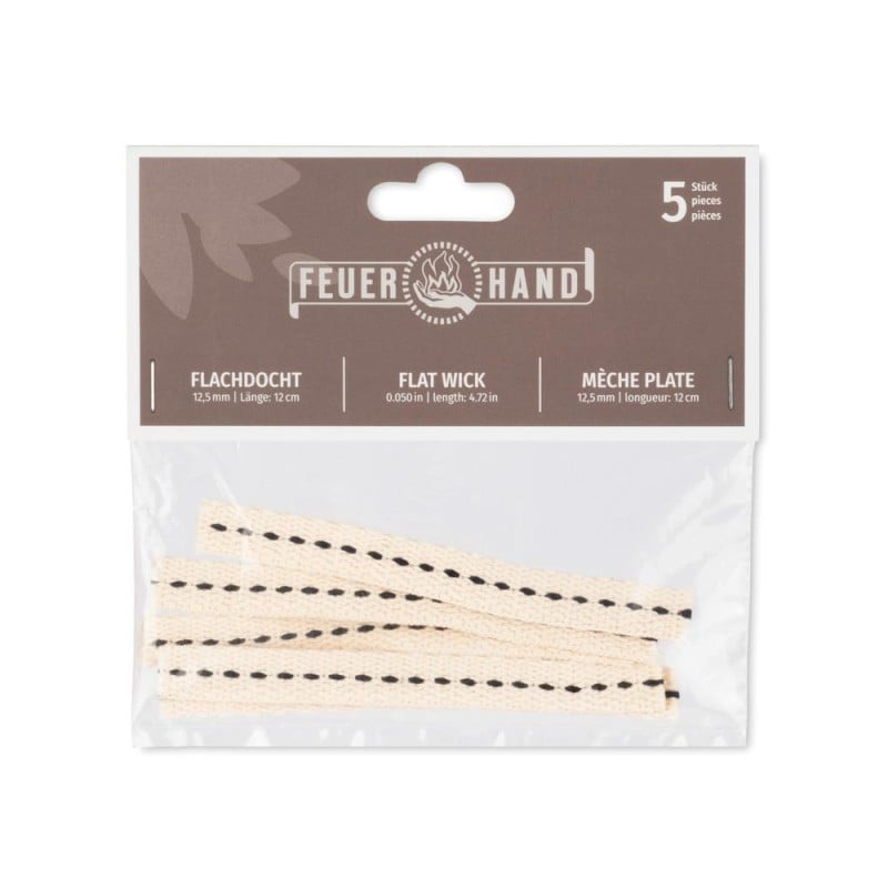 Feuerhand Flachbrennerdocht 5er Set Feuerhand Flachbrennerdocht 5er Set