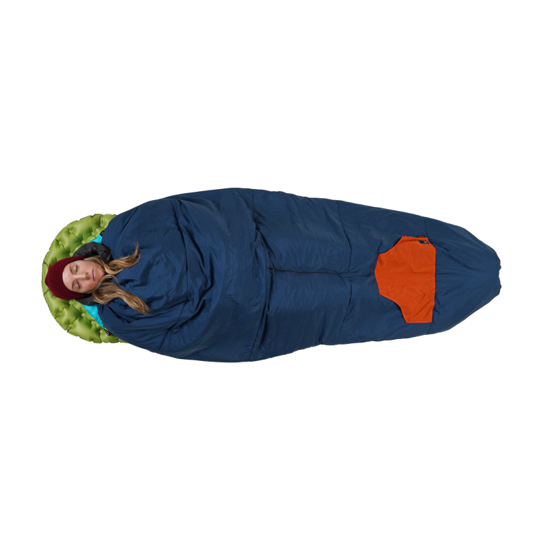 Ticket To The Moon Moonblanket Compact von oben betrachtet mit orange abgesetzten Taschen Ticket To The Moon Moonblanket Compact von oben betrachtet mit orange abgesetzten Taschen