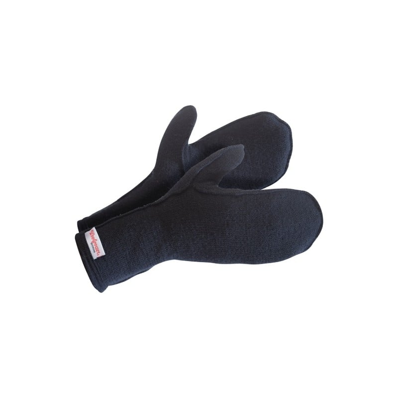 Woolpower Mittens Thin 400 Unisex Fäustling Schwarz Woolpower Mittens Thin 400 Unisex Fäustling Schwarz