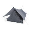 Liteway Simplex Max Tarp in grau mit Mesh Shelter (nicht enthalten)