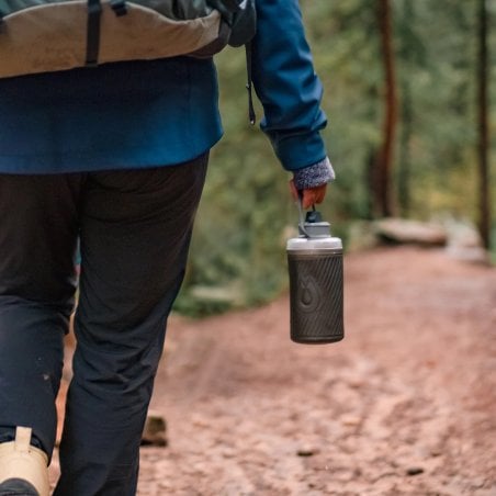 HydraPak Flux Collapsible Bottle 1,5l im Einsatz