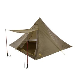 Big Agnes Gold Camp UL 5 Tarp mit aufgestelltem zweiten Eingang