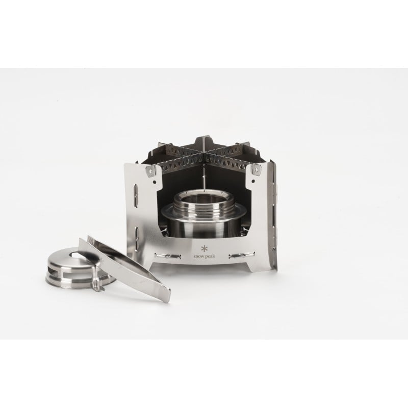 Snow Peak Kaen Stove Koen Kocherstand mit Brenner und Zubehör abgebildet Snow Peak Kaen Stove Koen Kocherstand mit Brenner und Zubehör abgebildet