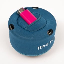 Montbell Gas Canister Sock 110 Unterseite mit kleinem Einschub für Feuerzeuge