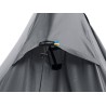 Liteway PyraOmm Duo Tarp grau Detailansicht Lüfter