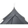 Liteway PyraOmm Duo Tarp grau oben aufgehängt