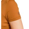 Ortovox 120 Cool Tec Leaf Logo T-Shirt Damen Detailansicht Logoprint am Ärmel