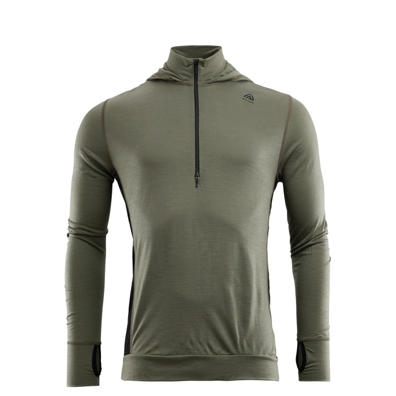 Aclima Lightwool Hoodie oliv Aclima Lightwool Hoodie oliv