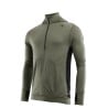 Aclima Lightwool Hoodie oliv Seitenansicht