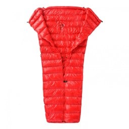 Pajak Quest Quilt Red Rückseite oben aufgeklappt