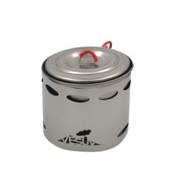 Vesuv Outdoor Titan Windschutz mit Evernew Pot 900 darin