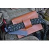 Bushcraft Essentials Ledertasche Bushbox LF mit Schlaufe an der Rückseite zur Befestigung am Gürtel