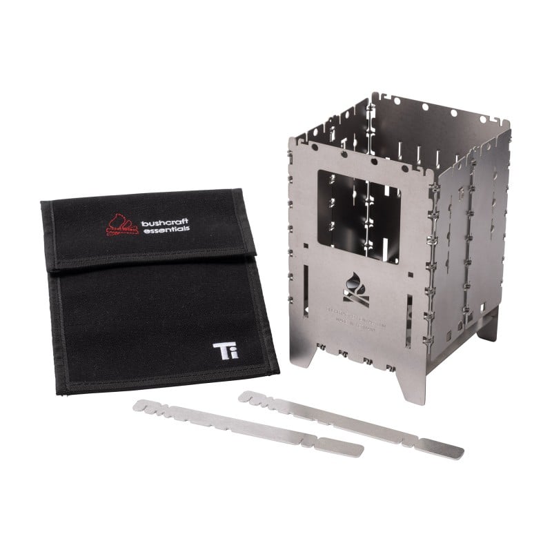 Bushcraft Essentials Bushbox XL Titan mit Tasche und Topfauflagen dabei Bushcraft Essentials Bushbox XL Titan mit Tasche und Topfauflagen dabei
