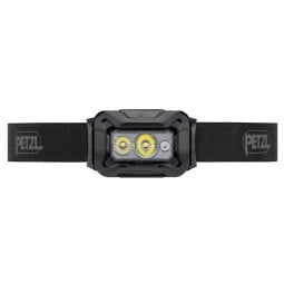 Petzl Aria 2 RGB Stirnlampe Schwarz Frontansicht