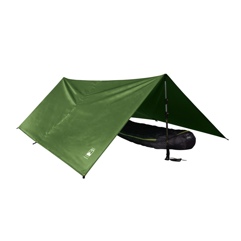Terra Nova Adventure Tarp 2 beispielhaft als A-Frame aufgebaut Terra Nova Adventure Tarp 2 beispielhaft als A-Frame aufgebaut
