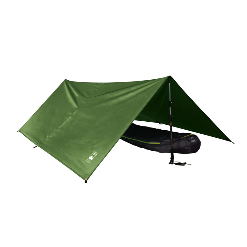 Terra Nova Adventure Tarp 2 beispielhaft als A-Frame aufgebaut