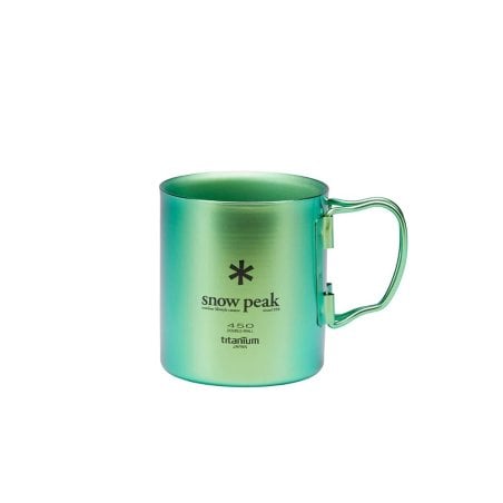 Snow Peak Titanium Double Wall Cup Grün