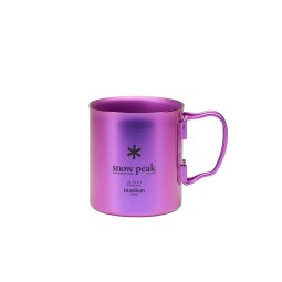 Snow Peak Titanium Double Wall Cup Lila