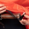 Tatonka Bike Poncho Red Orange mit praktischen Griffschlaufen zur Befestigung am Lenker