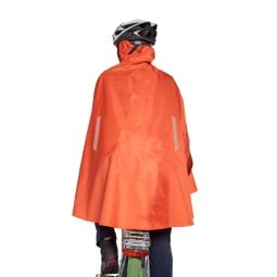 Tatonka Bike Poncho Red Orange Rückansicht