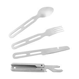 Rückseiten der Einzelteile beim Tatonka Cutlery Set II