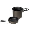 Evernew Titanium Non-Stick Deep Pot 0,9 L mit Deckel daneben