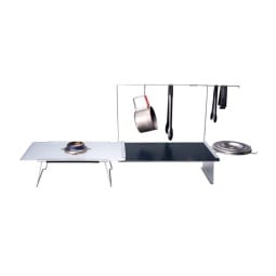 Evernew Alu Table Kitchen System Set (Zubehör nicht enthalten)