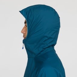 Seitenansicht Kapuze der Montbell UL Stretch Wind Hooded Jacket