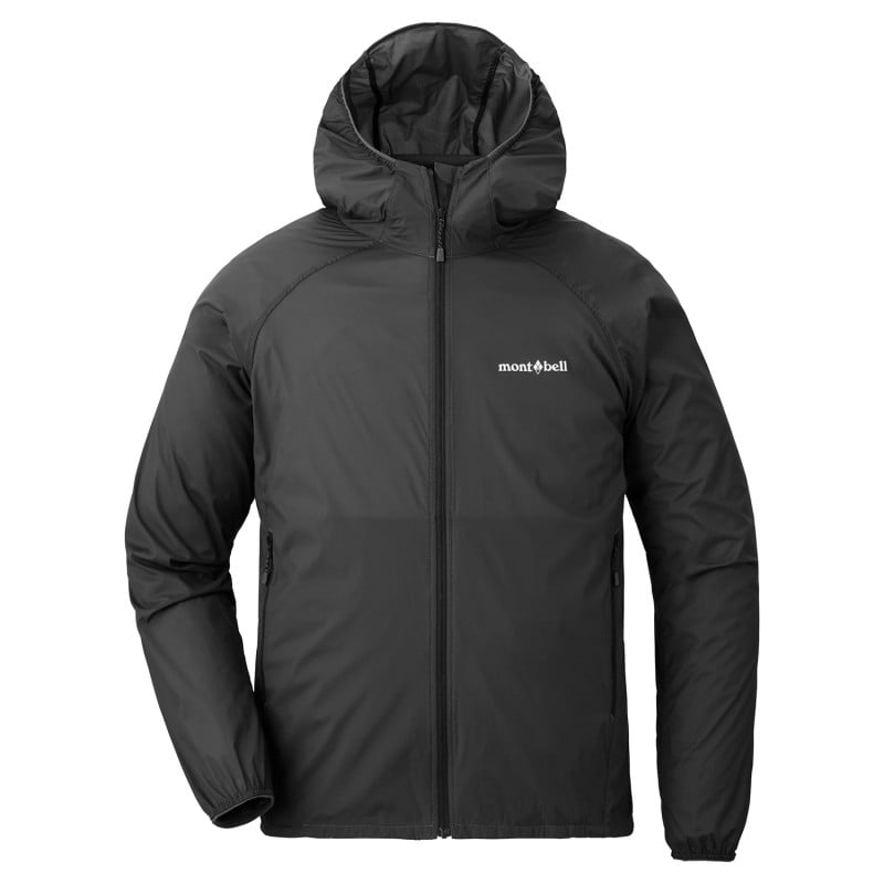 Montbell UL Stretch Wind Hooded Jacket black Montbell UL Stretch Wind Hooded Jacket black
