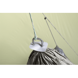 Drip Clips an der Exped Scout Hammock Combi UL