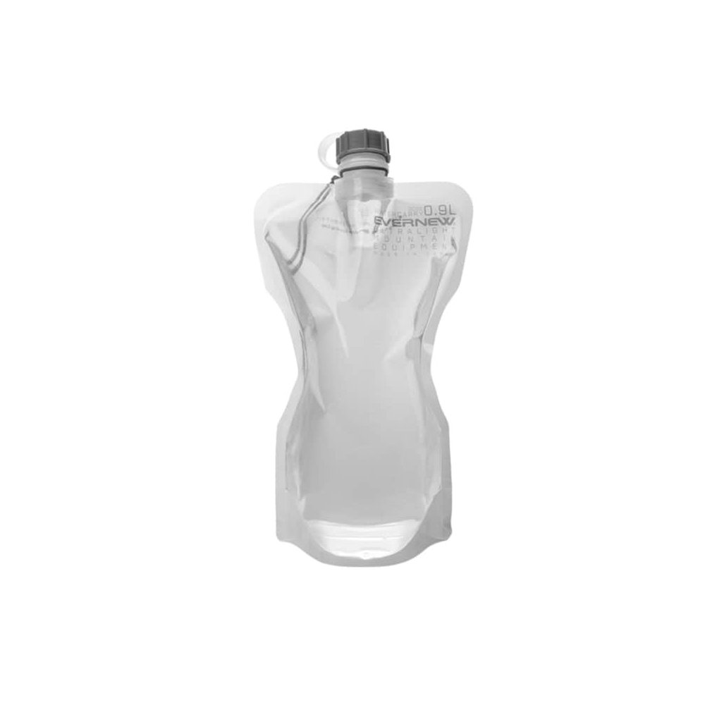 Evernew Water Carry Faltflasche 0,9 l Grau