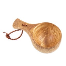 Blick von oben in die Casström Kuksa Classic Maserbirke