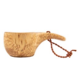 Casström Kuksa Classic Maserbirke mit Lederkordel