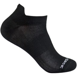 Wrightsock Coolmesh II Low Tab doppellagige Sneakersocken Steel Black