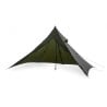 Liteway PyraOmm Max Tarp Olive, vorne geöffnet