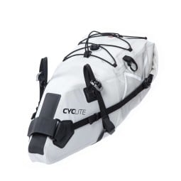 CYCLITE Saddle Bag 01 Lightgrey Ansicht Halterung von vorne
