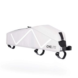 Vorderansicht CYCLITE Top Tube Bag Large 01 Lightgrey