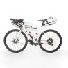 CYCLITE Frame Bag 01 Lightgrey zusammen mit anderen Taschen beispielhaft an Fahrrad montiert